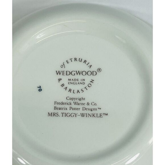 Wedgewood Beatrix Potter Peter Rabbit Mrs Tiggy Winkle Bowl - Picture 4 of 7